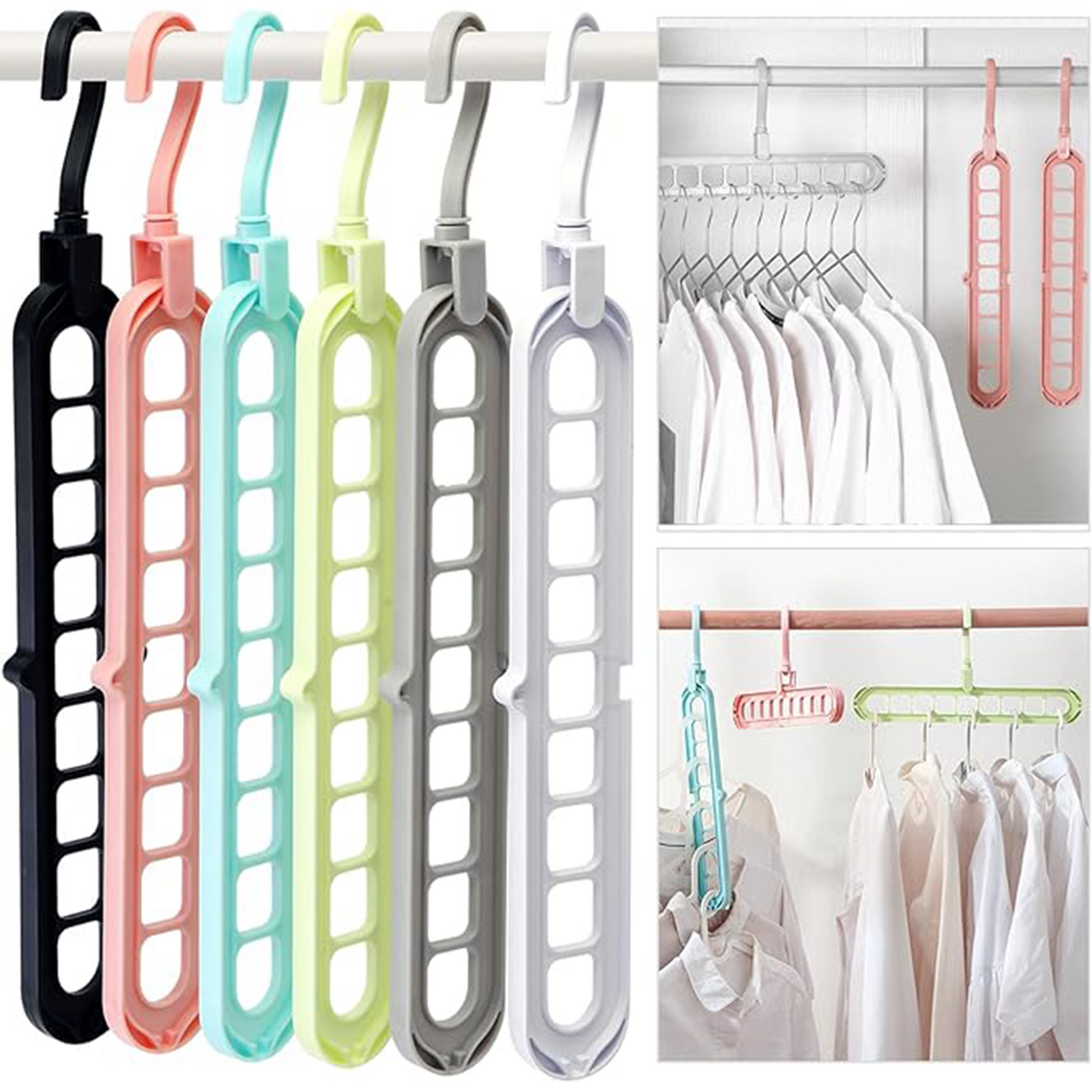 Space Saving Closet Hanger:Closet storage accessories and storage solutions