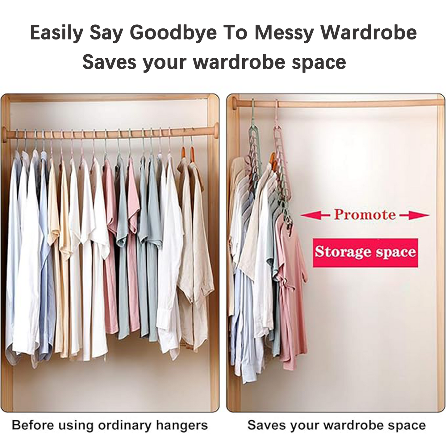 Space Saving Closet Hanger:Closet storage accessories and storage solutions
