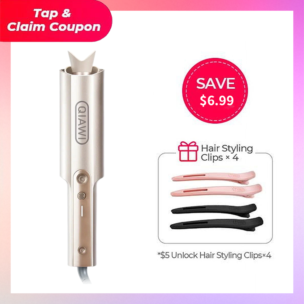1 COMPACT Hair Waver Crimper & Free 4 Hair Clips - 52.97