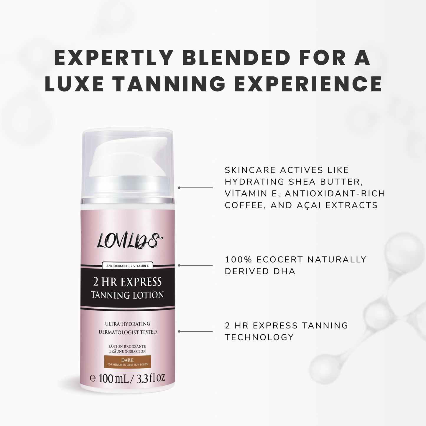 2 HR Express Tanning Lotion Dark