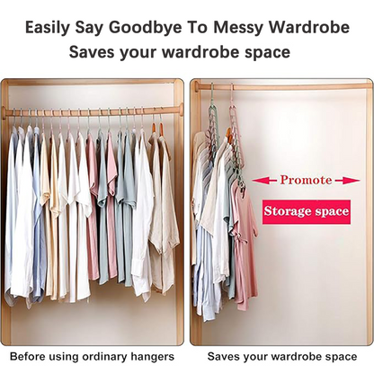 Space Saving Closet Hanger：Closet storage accessories and storage solutions