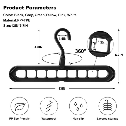 Space Saving Closet Hanger：Closet storage accessories and storage solutions